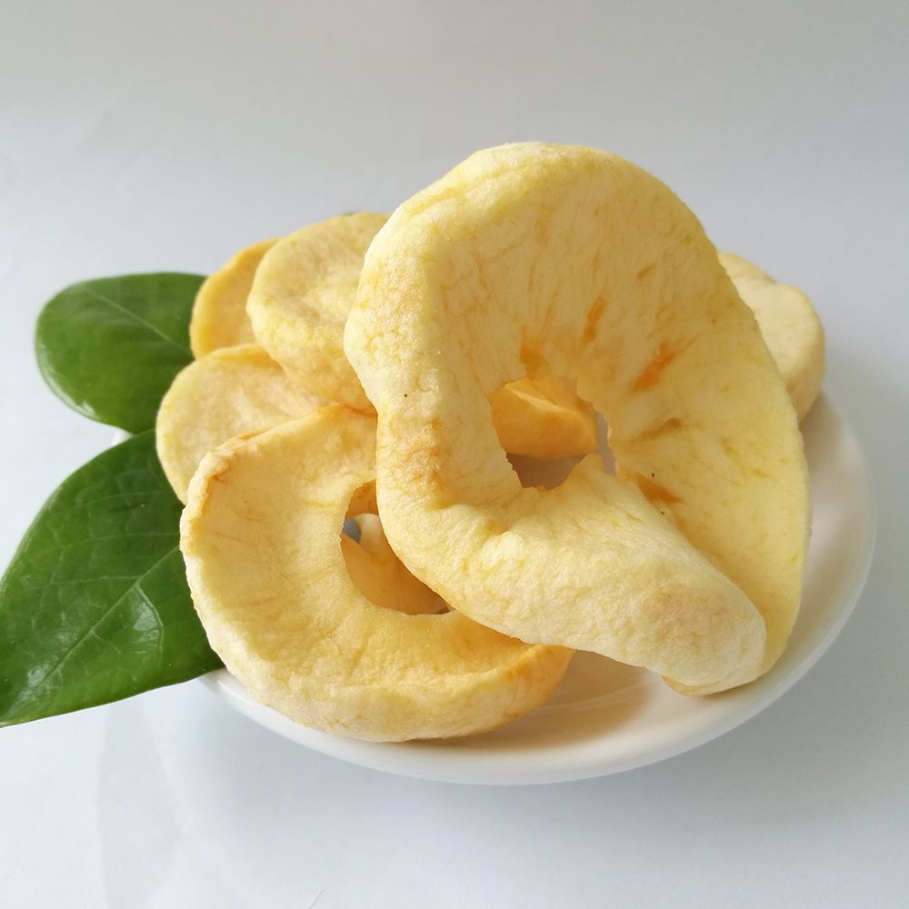 Dried apple ring without sugar