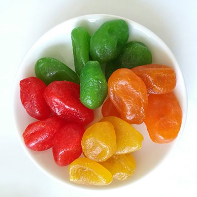 Colorful preserved kumquat