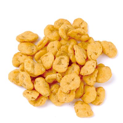 Salted broad bean slice